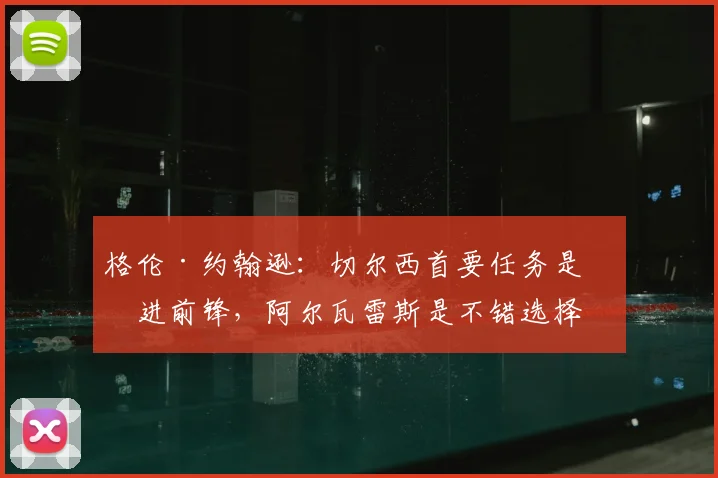 格伦·约翰逊:切尔西首要任务是引进前锋,阿尔瓦雷斯是不错选择