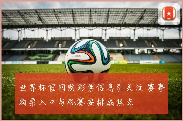 世界杯官网购彩票信息引关注 赛事购票入口与观赛安排成焦点